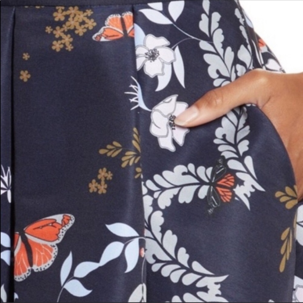 Ted Baker Bethah Kyoto Fit & Flare 10 Floral Dress - Picture 3 of 7